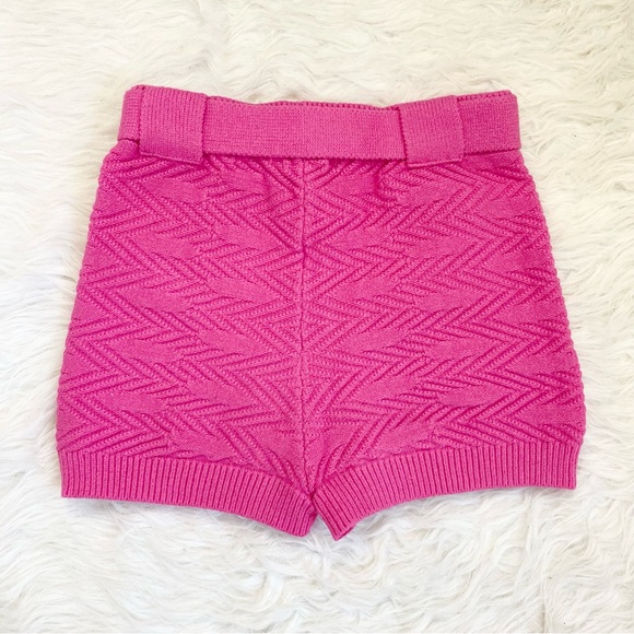 FASHIONNOVA Pink Knit Shorts - Picture 2 of 5
